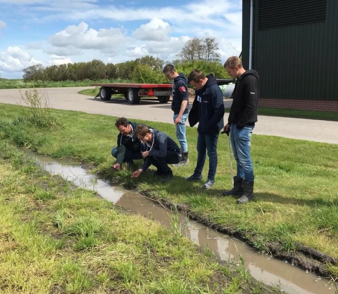 Projectonderwijs bij proefveld Burghsluis
