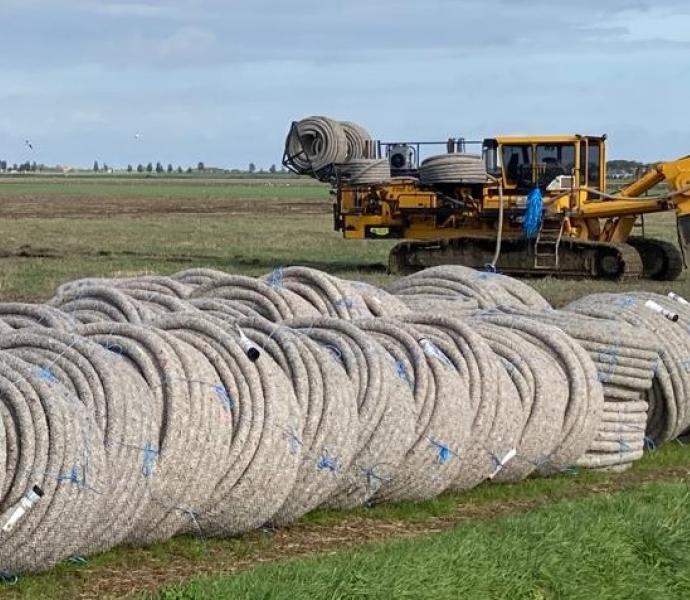 Aanleg dubbele drainage 