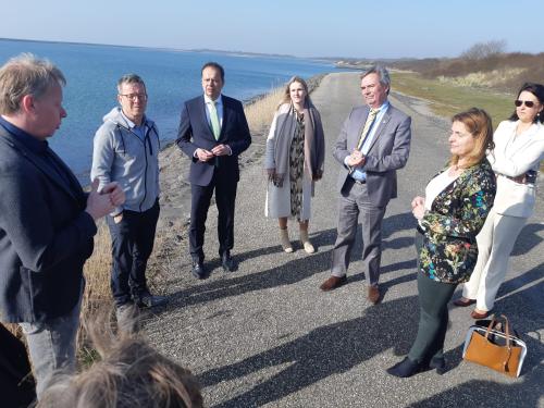 bezoek college en gedeputeerden aan Living Lab